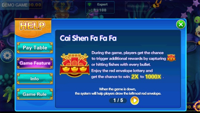 Cai Shen Fishing เป็นเกมยิงปลา อันดับ 1 มาตั้งแต่ปี 2018